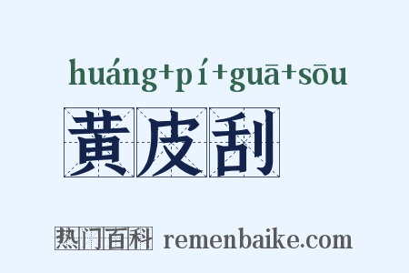 黄皮刮廋是什么意思的图片